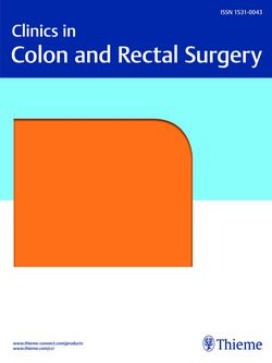 Clinics in Colon and Rectal Surgery