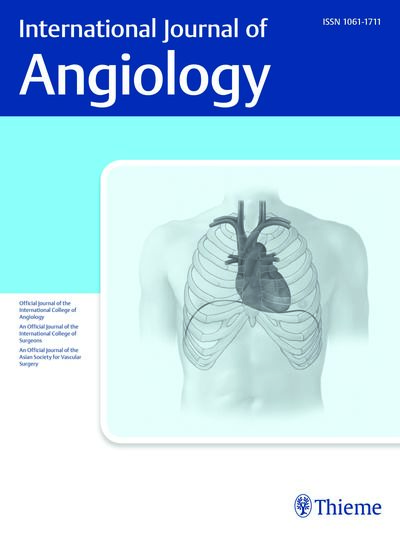International Journal of Angiology Cover