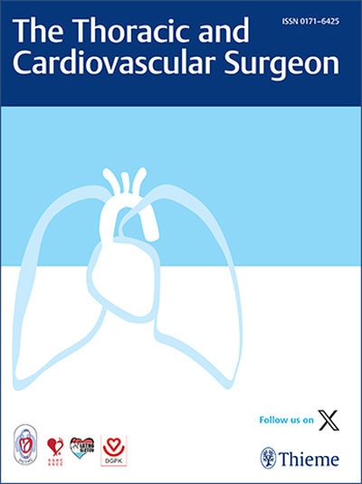 The Thoracic and Cardiovascular Surgeon Cover