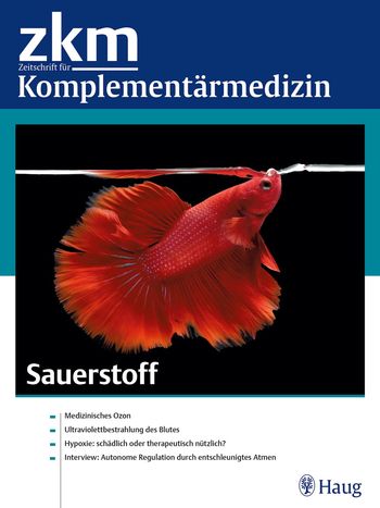 zkm - Zeitschrift für Komplementärmedizin Cover