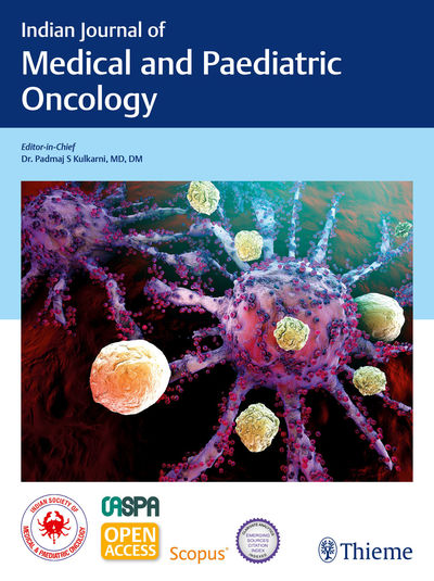 Indian Journal of Medical and Paediatric Oncology Cover