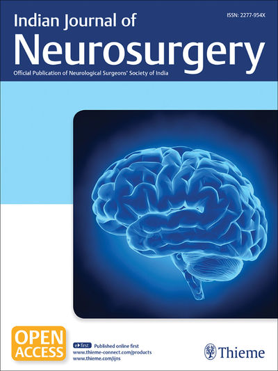Indian Journal of Neurosurgery Cover