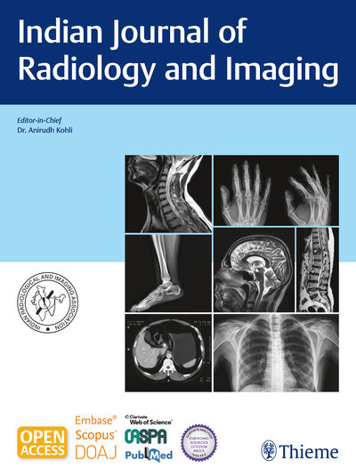 Indian Journal of Radiology and Imaging Cover