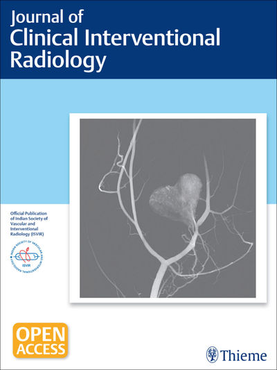Journal of Clinical Interventional Radiology ISVIR Cover