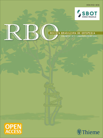 Revista Brasileira de Ortopedia / Brazilian Journal of Orthopaedics Cover