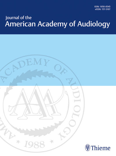 Journal of the American Academy of Audiology Cover