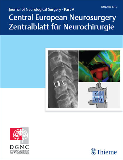Journal of Neurological Surgery Part A Cover