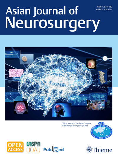 Asian Journal of Neurosurgery Cover