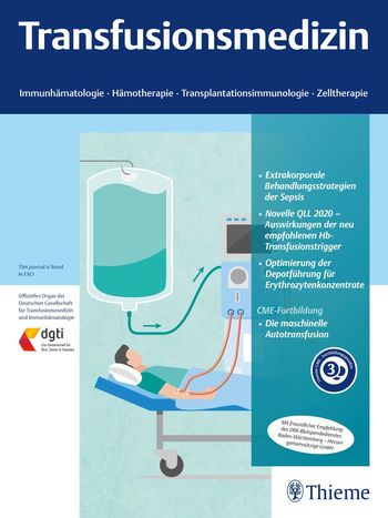 Transfusionsmedizin Cover