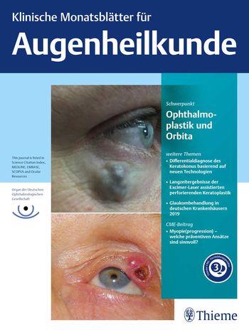 Klinische Monatsblätter für Augenheilkunde Cover