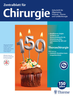 Zentralblatt für Chirurgie Cover