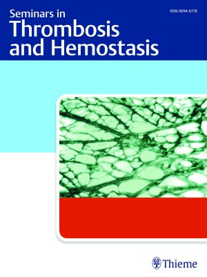 Seminars in Thrombosis and Hemostasis Cover