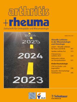arthritis + rheuma Cover