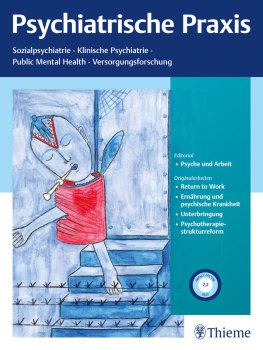 Psychiatrische Praxis Cover