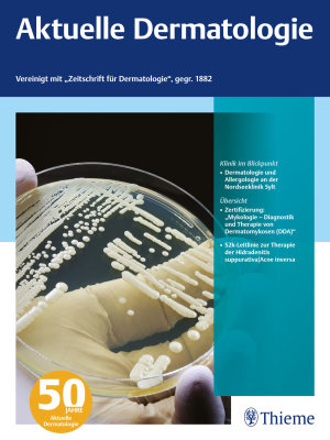 Aktuelle Dermatologie Cover