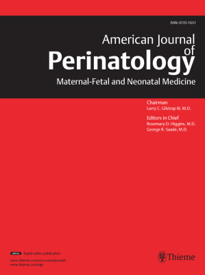 American Journal of Perinatology Cover