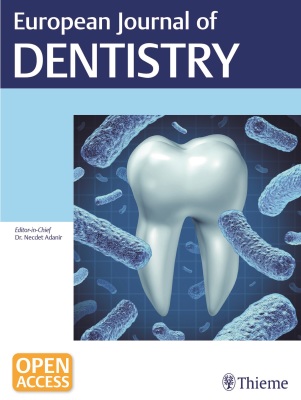 European Journal of Dentistry Cover