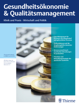Gesundheitsökonomie & Qualitätsmanagement Cover