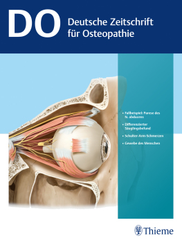 DO - Deutsche Zeitschrift für Osteopathie Cover
