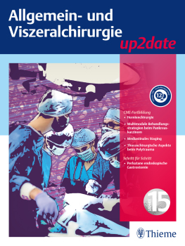 Allgemein- und Viszeralchirurgie up2date Cover